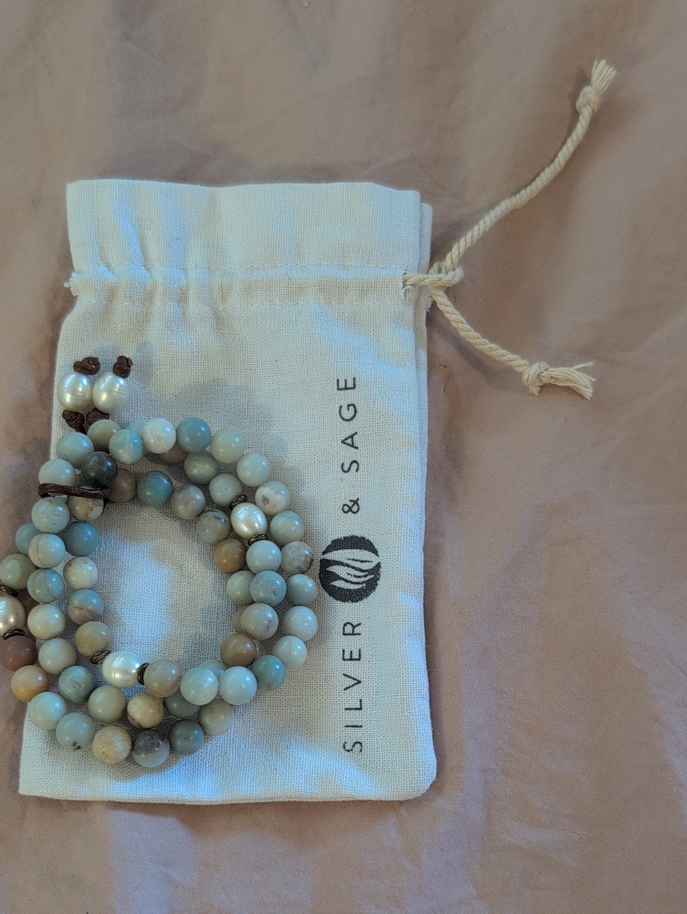 SILVER AND SAGE Love All Around Trio Bracelet